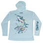MANG Yellowfin Tuna MANG Hoodie - S-Arctic Blue