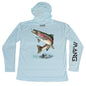 MANG Rainbow Trout MANG Hoodie - S-Arctic Blue