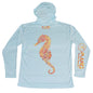 MANG Seahorse MANG Hoodie - S-Arctic Blue