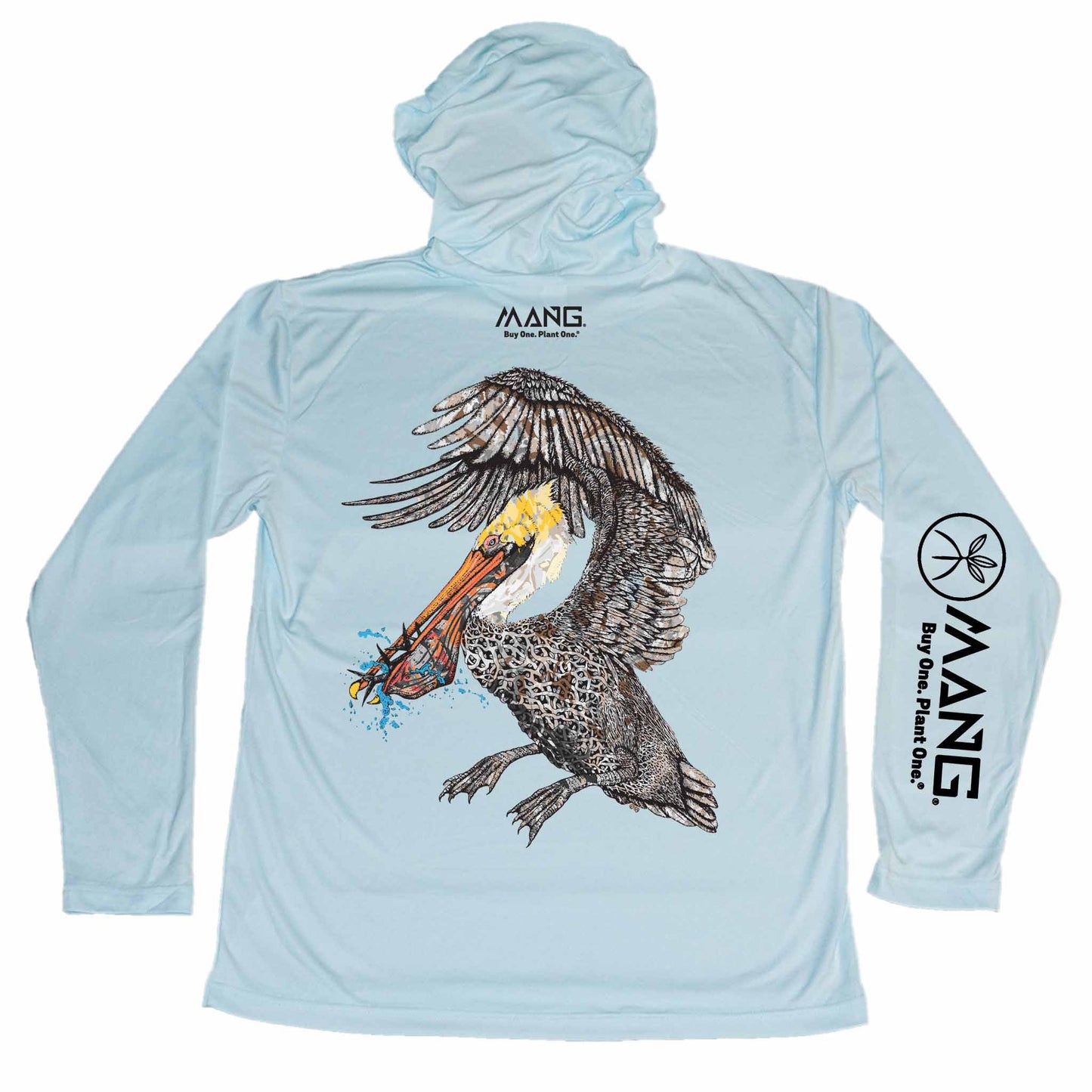 MANG Pelican MANG Hoodie - S-Arctic Blue