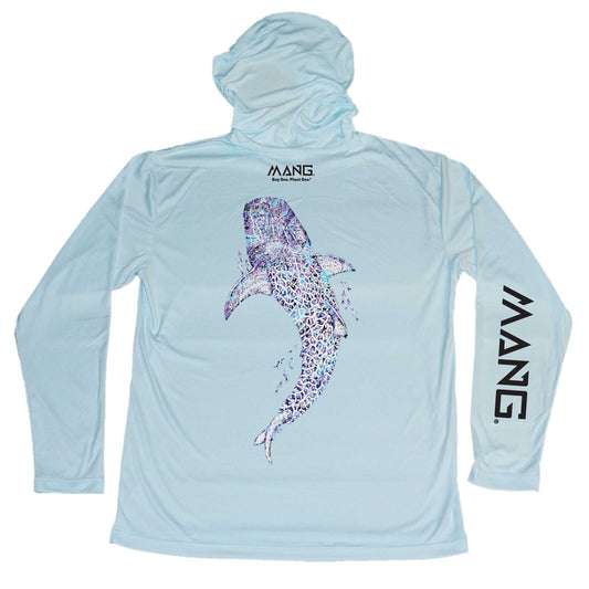 MANG Whale Shark MANG Hoodie - S-Arctic Blue