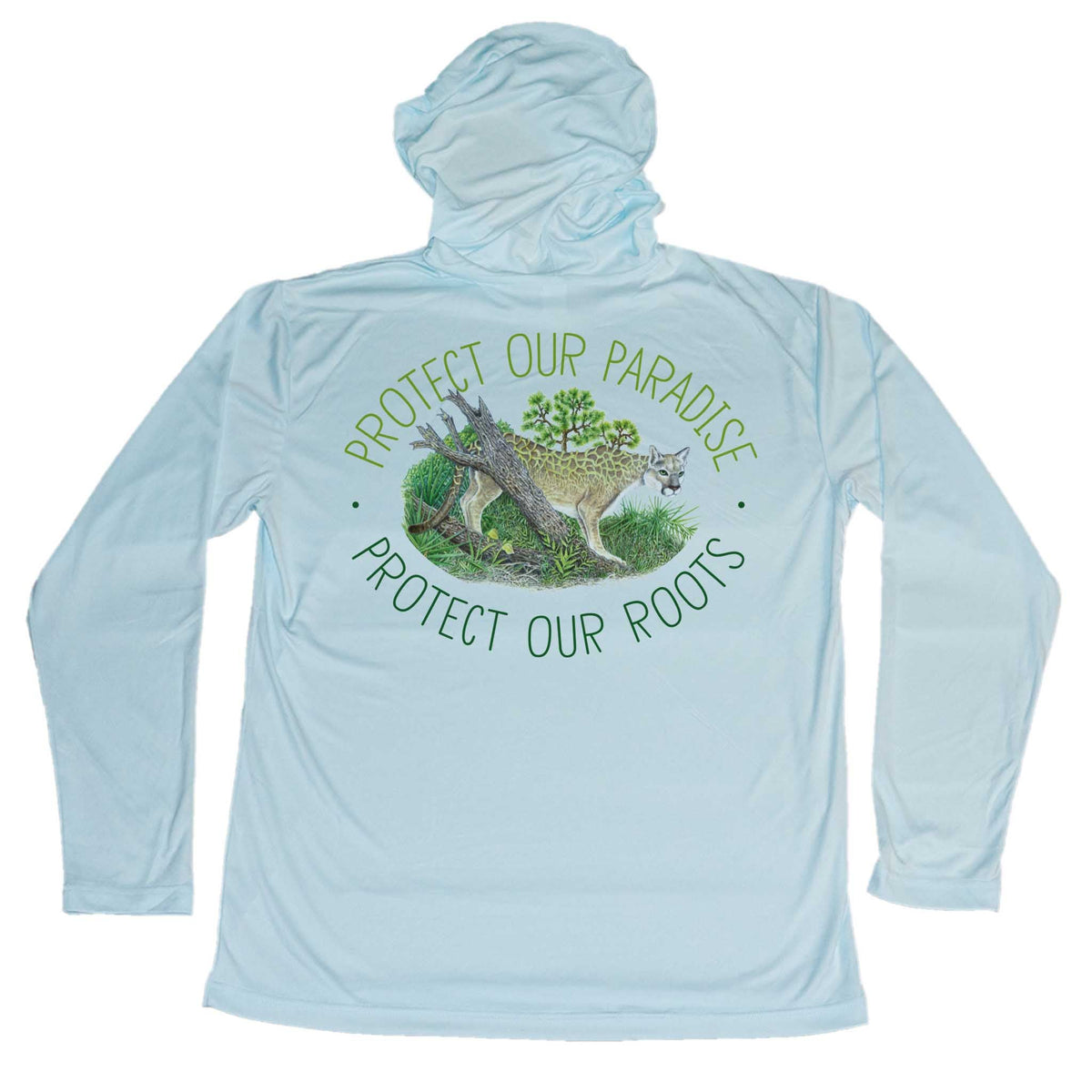 MANG Conservation Florida Panther - Youth - Hoodie - YXS-Arctic Blue