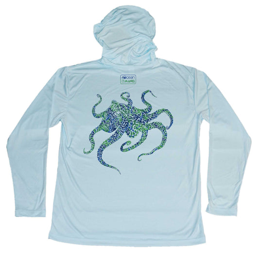 MANG 4ocean Octamang Eco Hoodie - Men's - XS-Arctic Blue