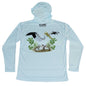 MANG White Pelican MANG - Youth - Hoodie - YXS-Arctic Blue