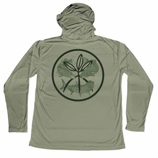 MANG Tri Leaf Slam MANG Eco Hoodie - XS-Olive Green