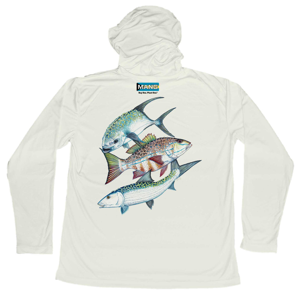 MANG Bahamas Slam Hoodie - S-Oyster Shell