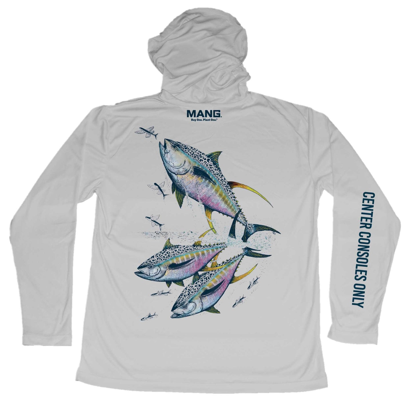 MANG Center Consoles Only Tuna Hoodie - S-Pearl Grey