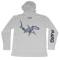MANG Hammerhead Shark MANG Hoodie - S-Pearl Grey