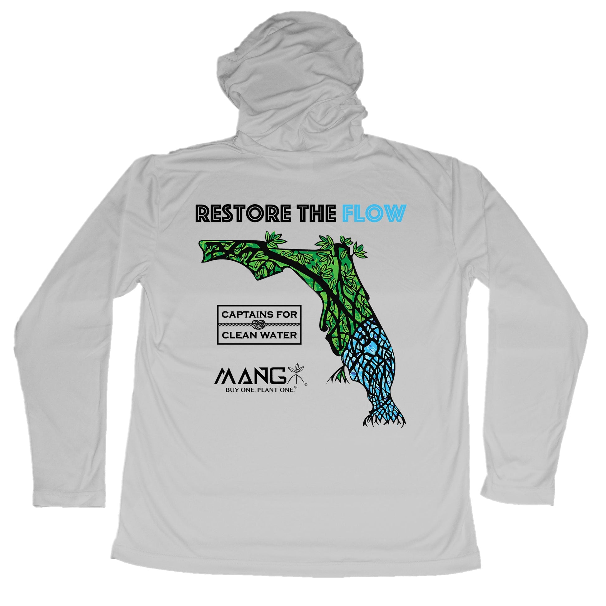 MANG Restore The Flow Hoodie - S-Pearl Grey