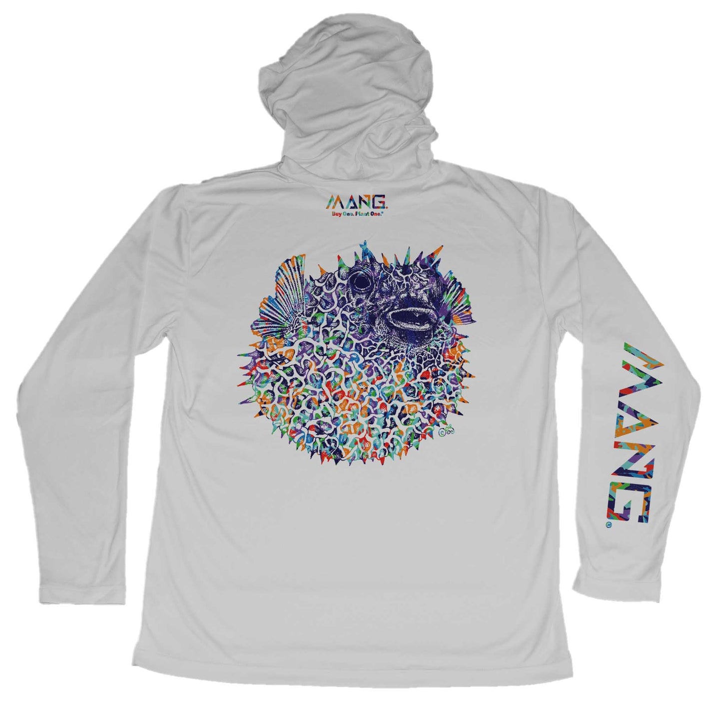 MANG Pufferfish MANG Hoodie - S-Pearl Grey