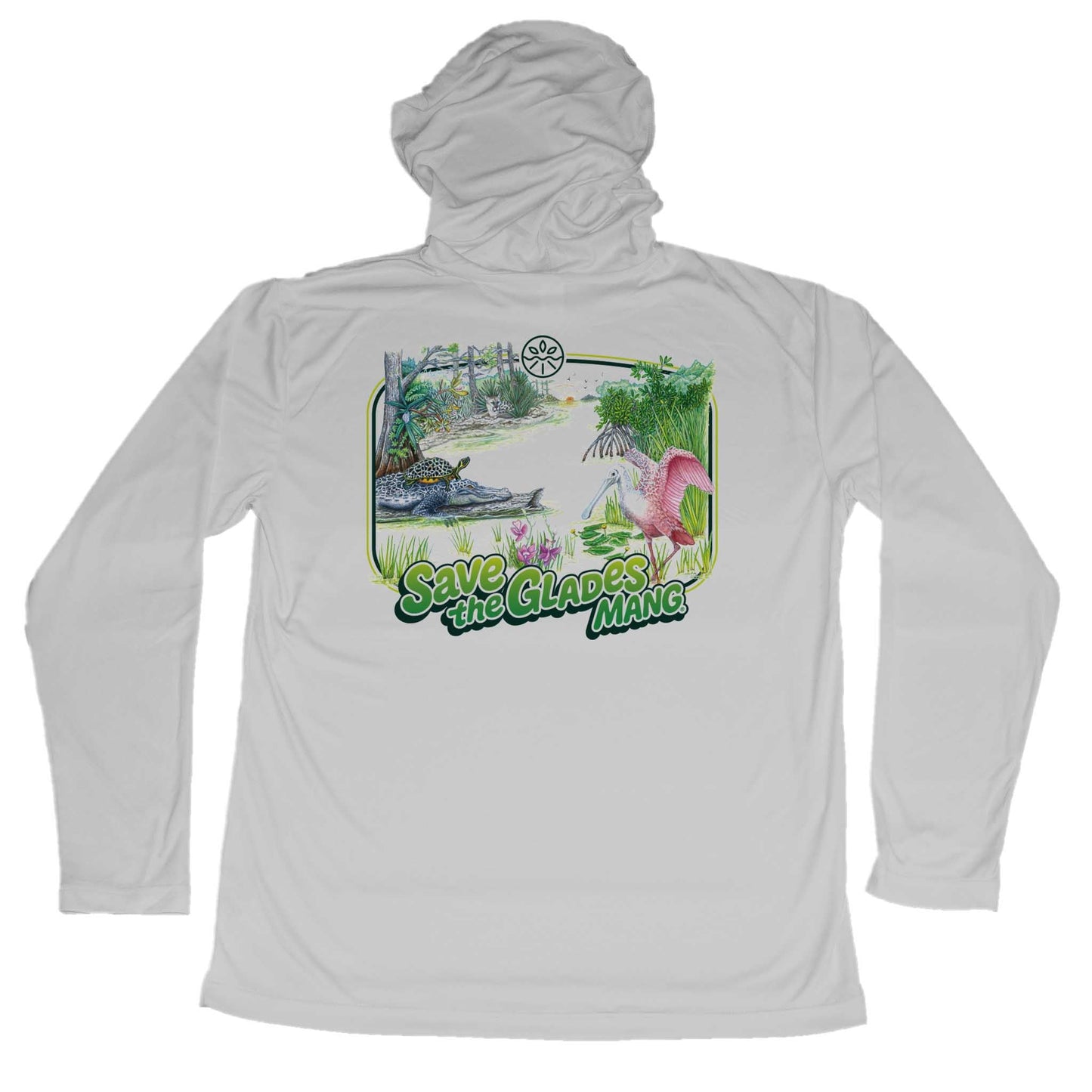 MANG Save the Glades MANG Hoodie - S-Pearl Grey