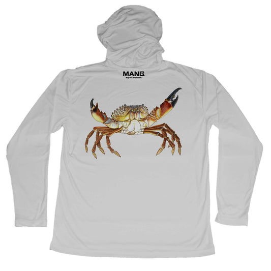MANG Stone Crab MANG - Youth - Hoodie - YXS-Pearl Gray