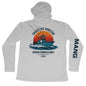 MANG Center Consoles Only Sunset Hoodie - S-Pearl Grey