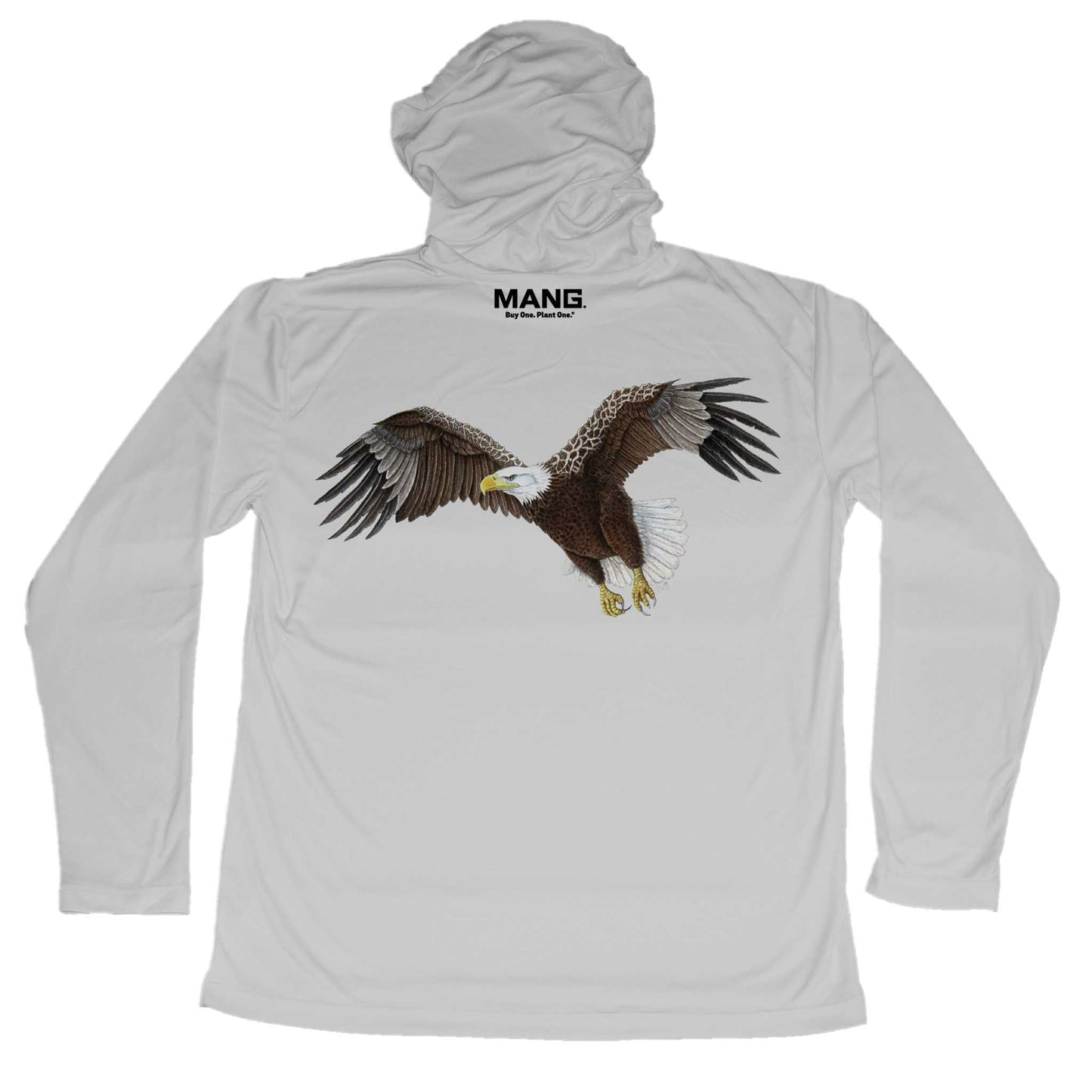 MANG Eagle MANG - Youth - Hoodie - YXS-Pearl Gray