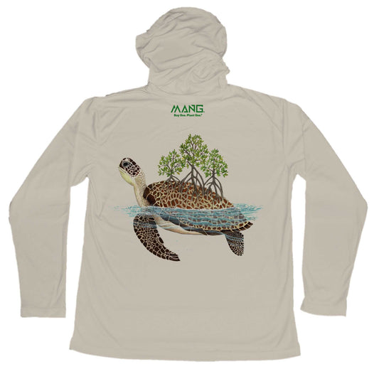 MANG Shell Grove Turtle MANG Hoodie - S-Tan