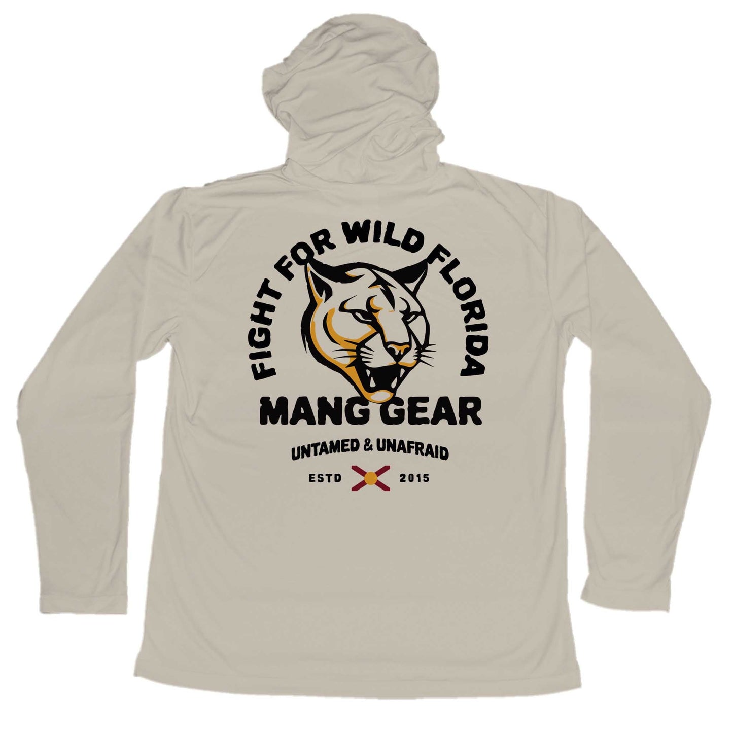 MANG Fight For Wild Florida Panther Hoodie - S-Tan