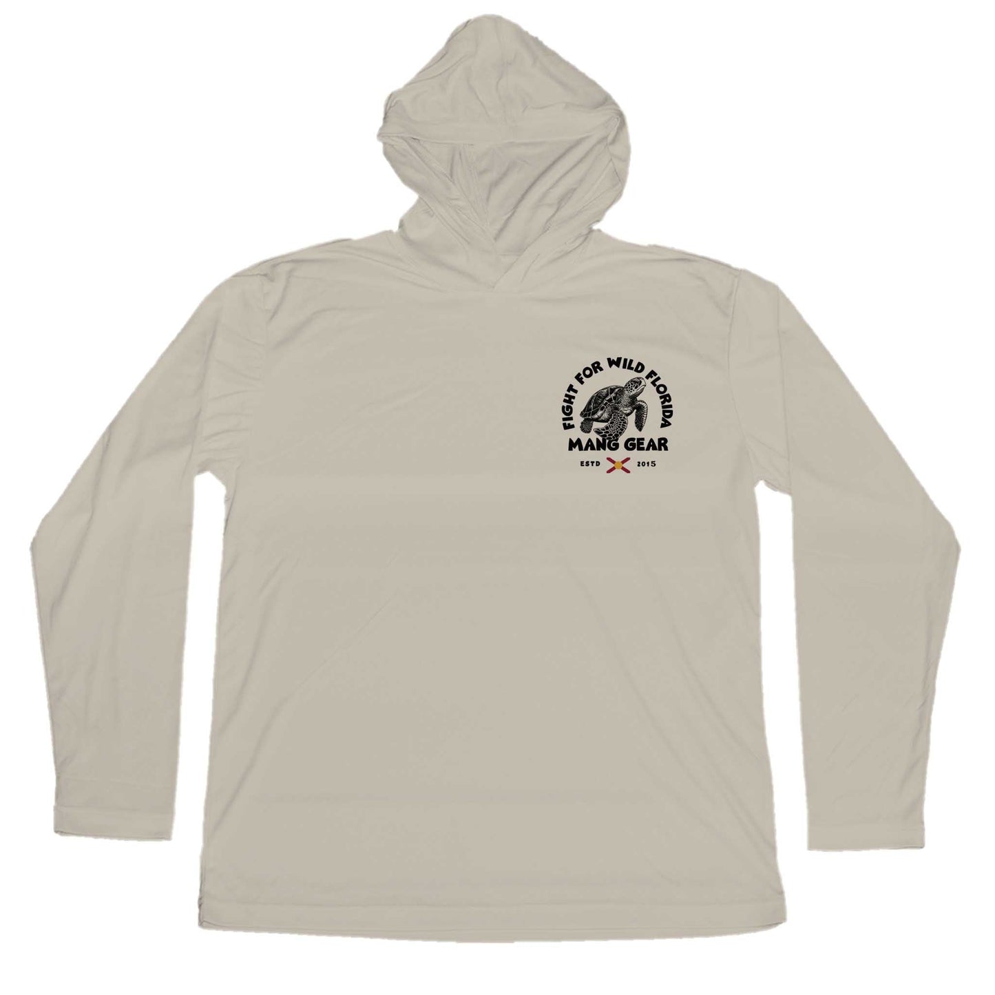 MANG Fight For Wild Florida Sea Turtle Hoodie - -