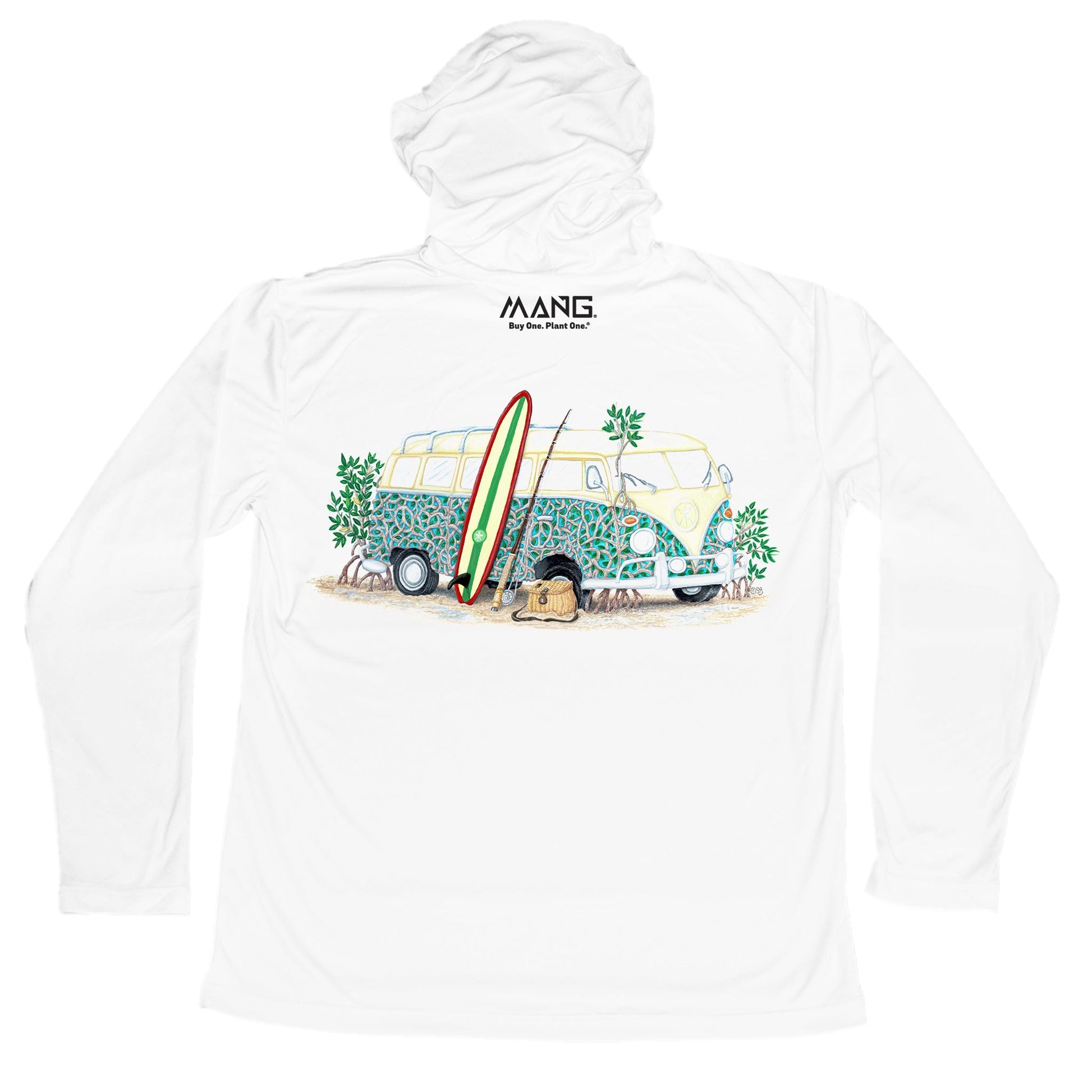 MANG Peace MANG Hoodie - S-White