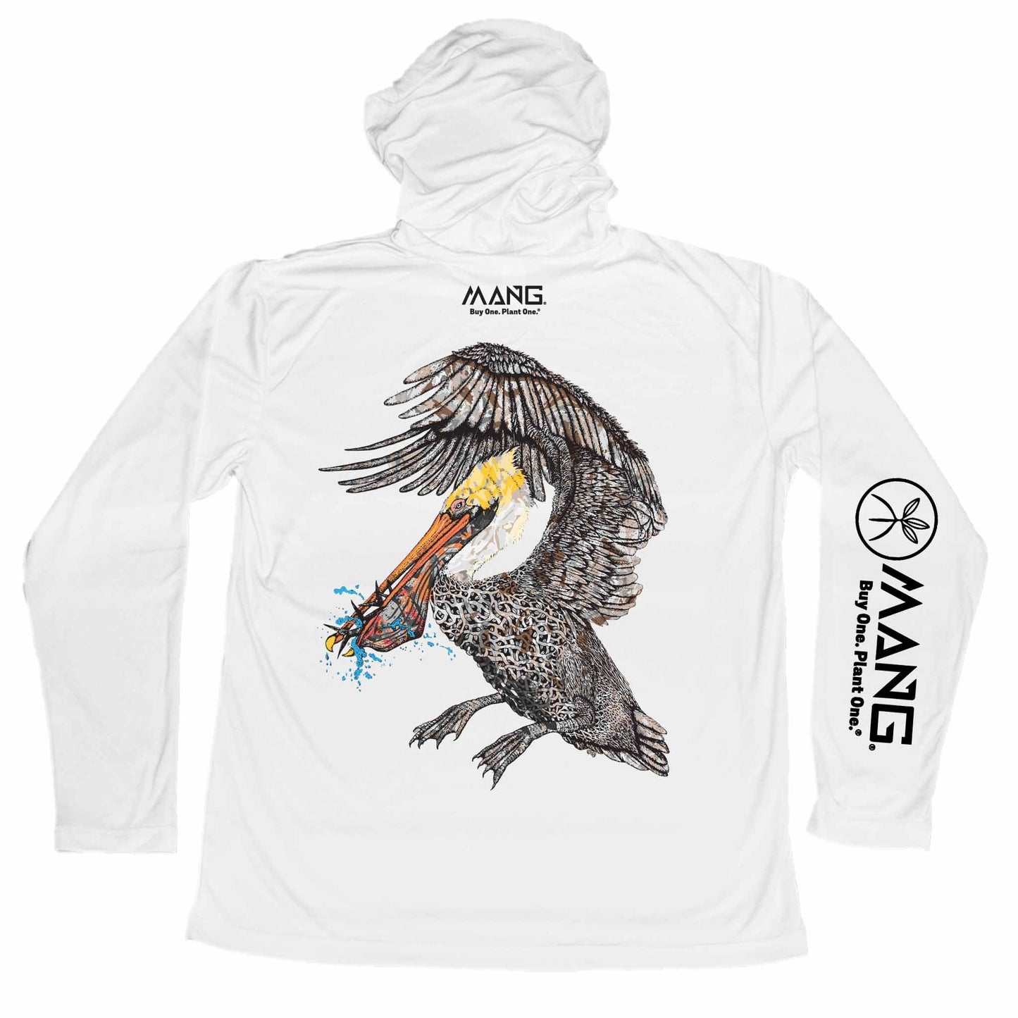 MANG Pelican MANG Hoodie - S-White