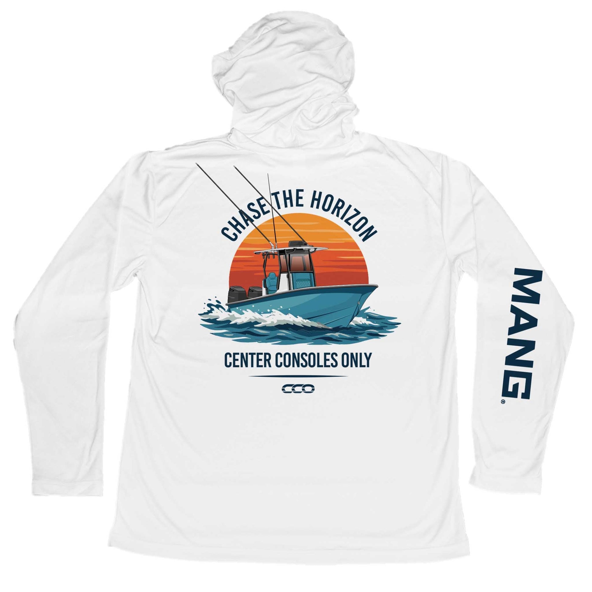 MANG Center Consoles Only Sunset Hoodie - S-White