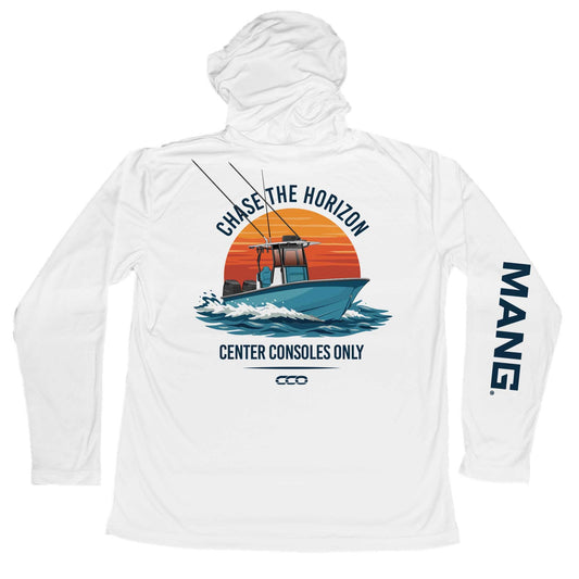MANG Center Consoles Only Sunset Hoodie - S-White