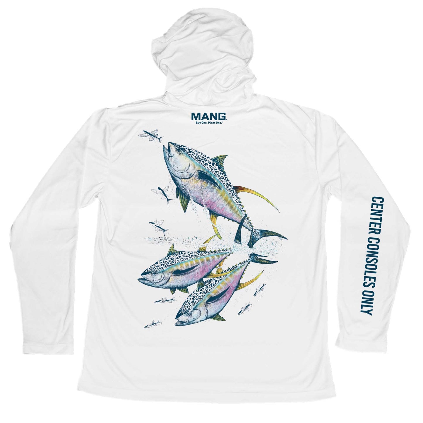 MANG Center Consoles Only Tuna Hoodie - S-White