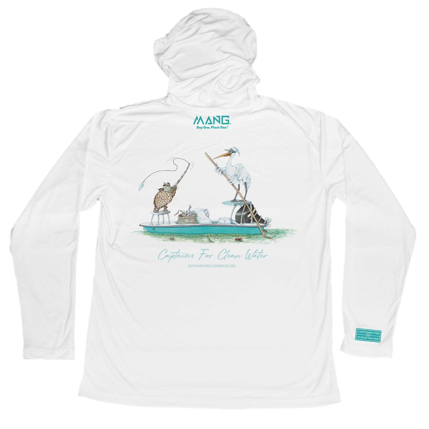 MANG Captain Cleanwater Hoodie - S-White
