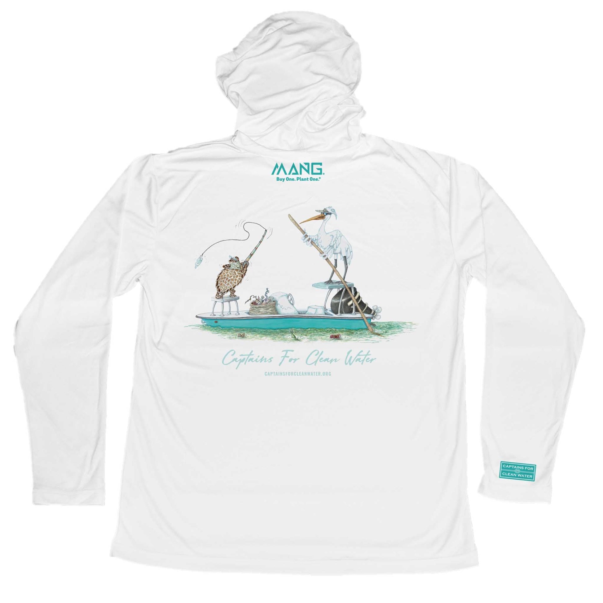 MANG Captain Cleanwater Hoodie - S-White