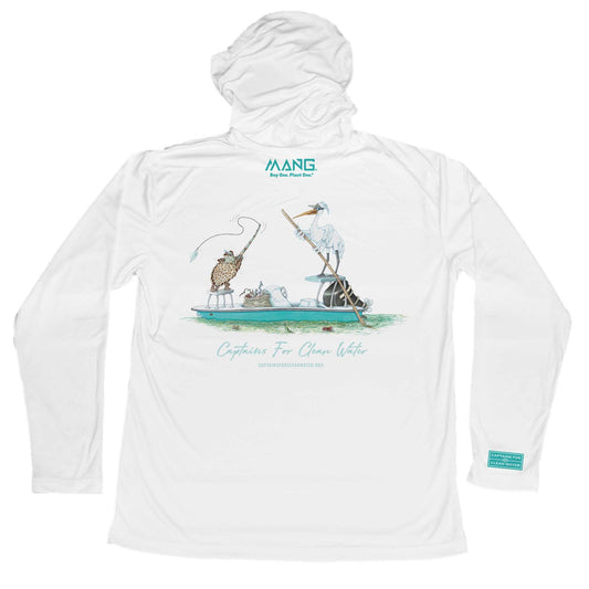 MANG Captain Cleanwater Hoodie - S-White