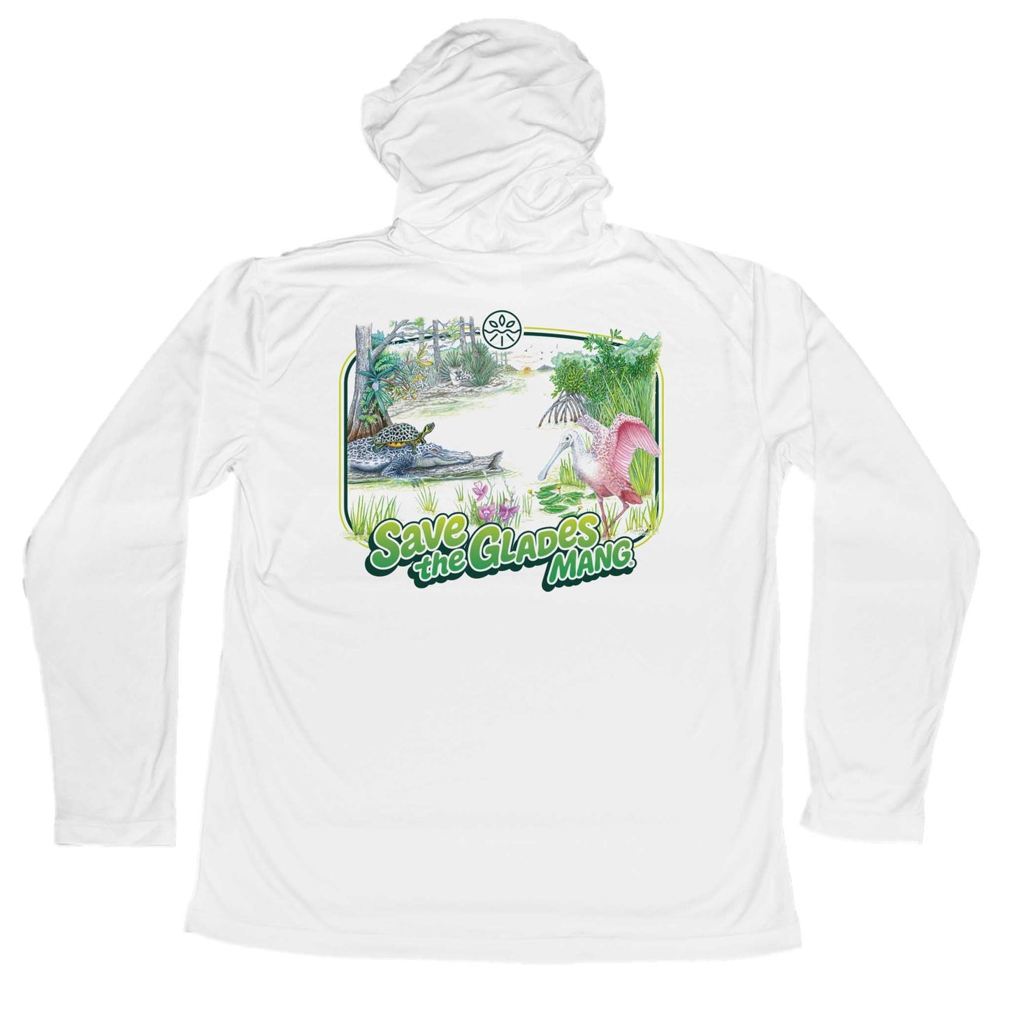 MANG Save the Glades MANG Hoodie - S-White