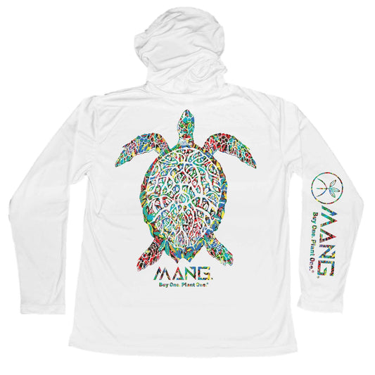 MANG Planting Hope Turtle Hoodie - S-White