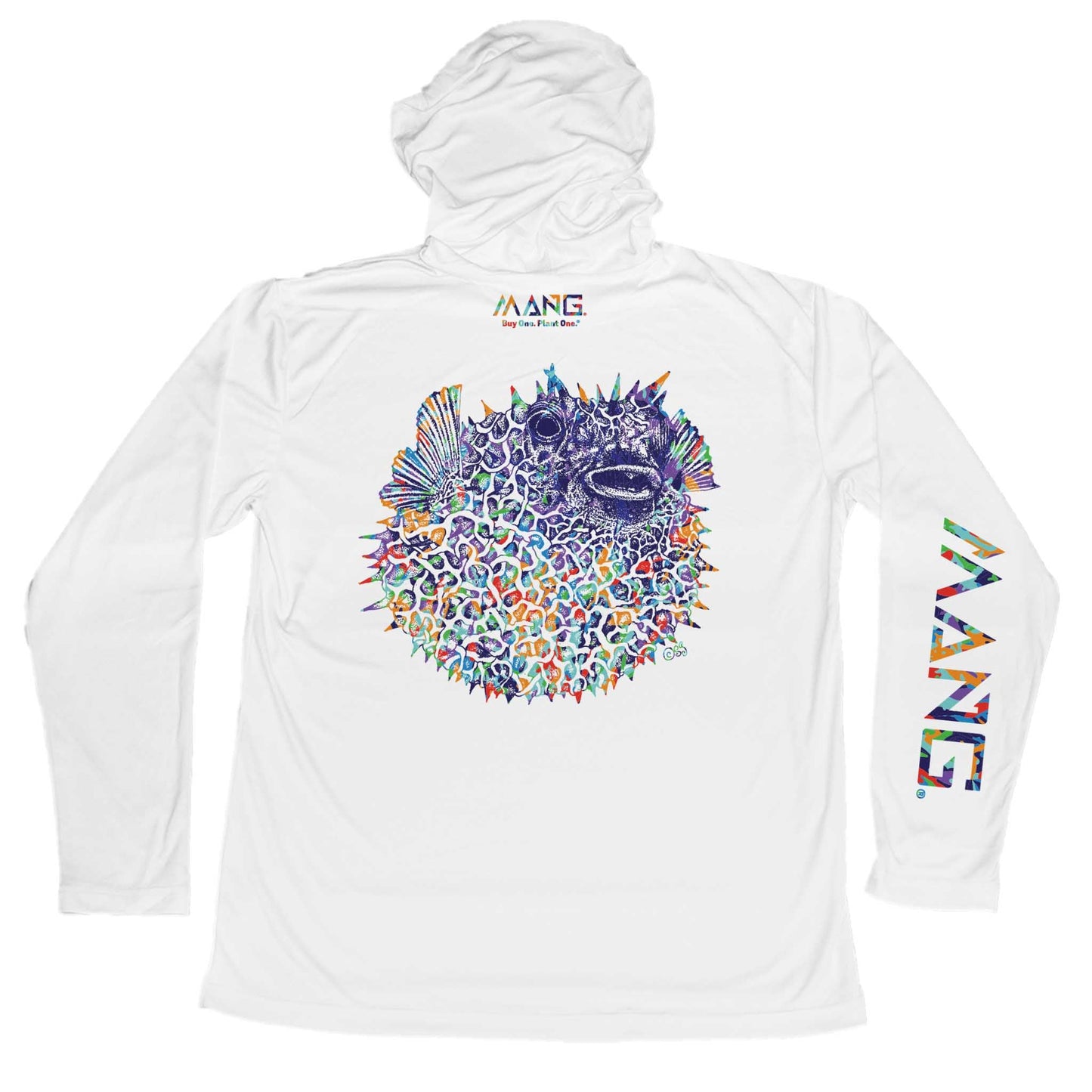 MANG Pufferfish MANG Hoodie - S-White