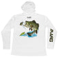 MANG Largemouth Bass MANG Hoodie - S-White