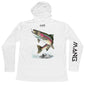 MANG Rainbow Trout MANG Hoodie - S-White