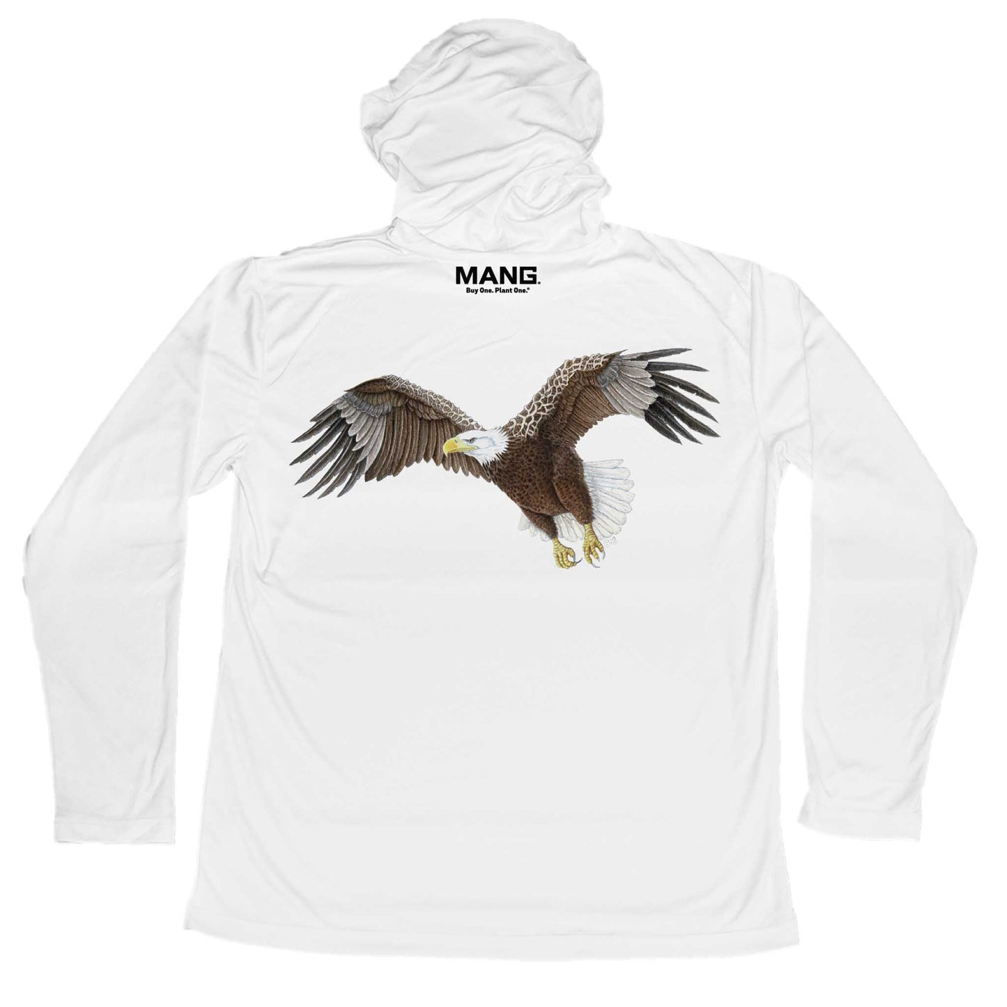 MANG Eagle MANG - Youth - Hoodie - YXS-White