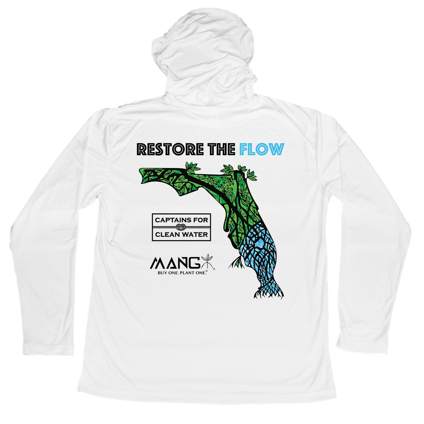 MANG Restore The Flow Hoodie - S-White