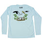 MANG White Pelican MANG - LS - XS-Arctic Blue