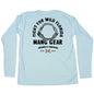 MANG Fight For Wild Florida Shark Jaws - LS - XS-Arctic Blue