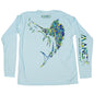 MANG Sailfish Blue Crush - LS - XS-Arctic Blue