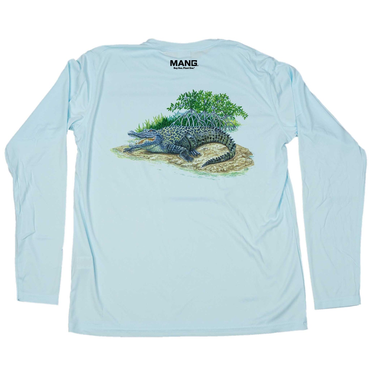 MANG Crocodile MANG - LS - XS-Arctic Blue