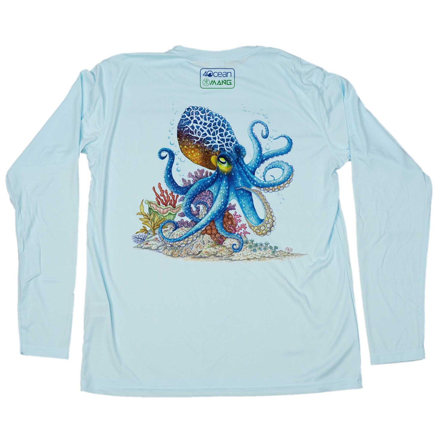 MANG 4ocean Octopus LS - Men's - S-Arctic Blue
