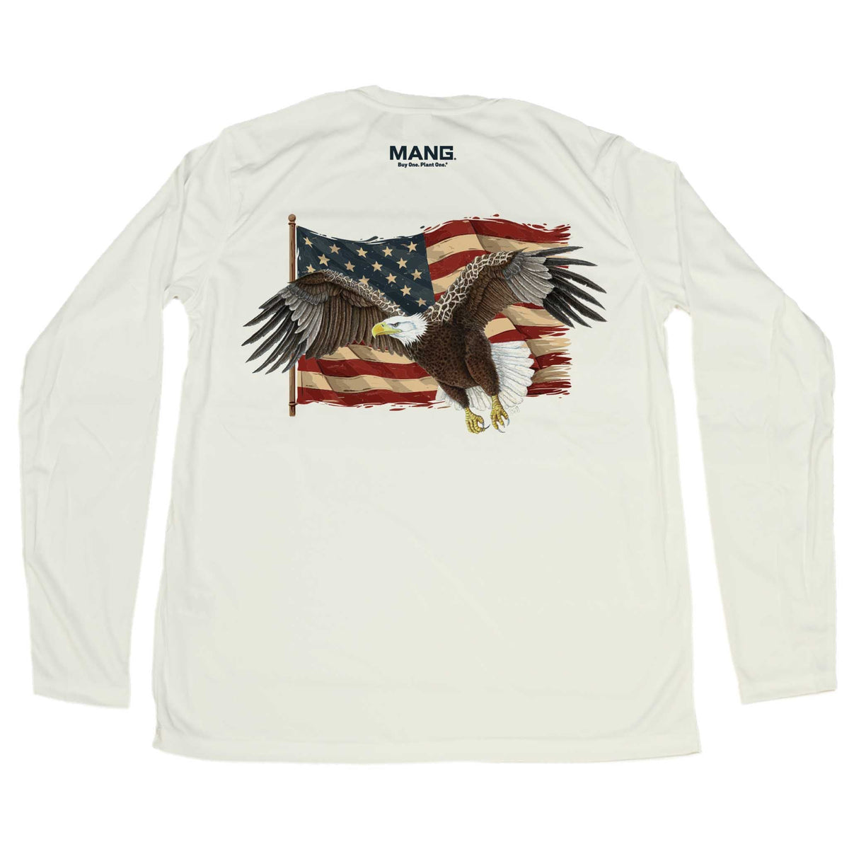 MANG American Eagle - LS - XS-Oyster Shell