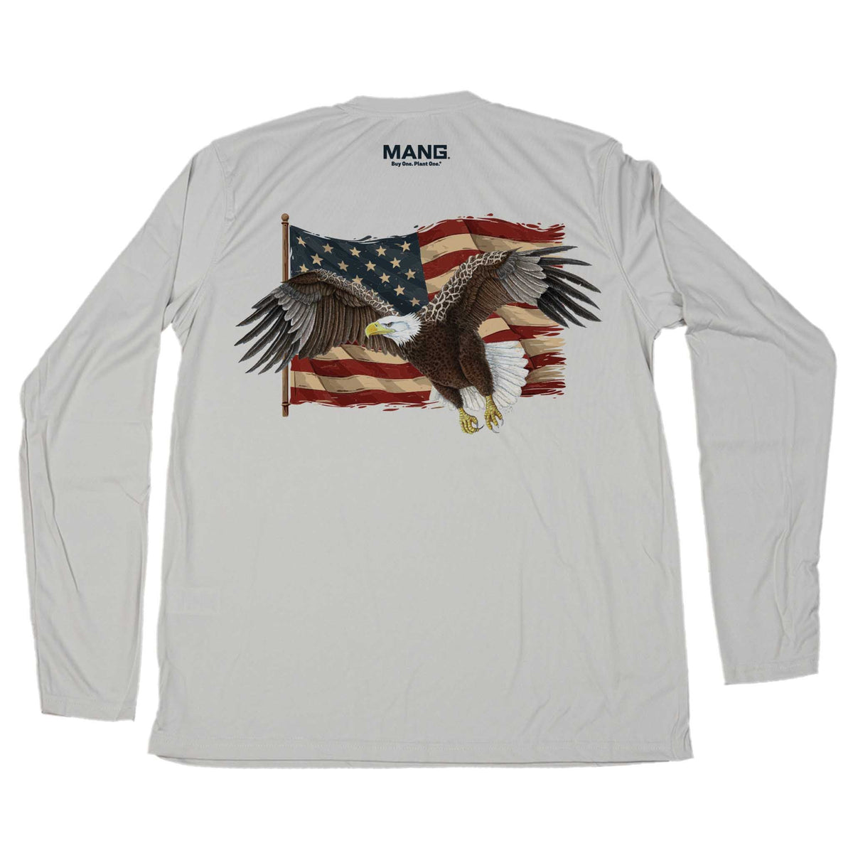 MANG American Eagle - LS - XS-Pearl Gray