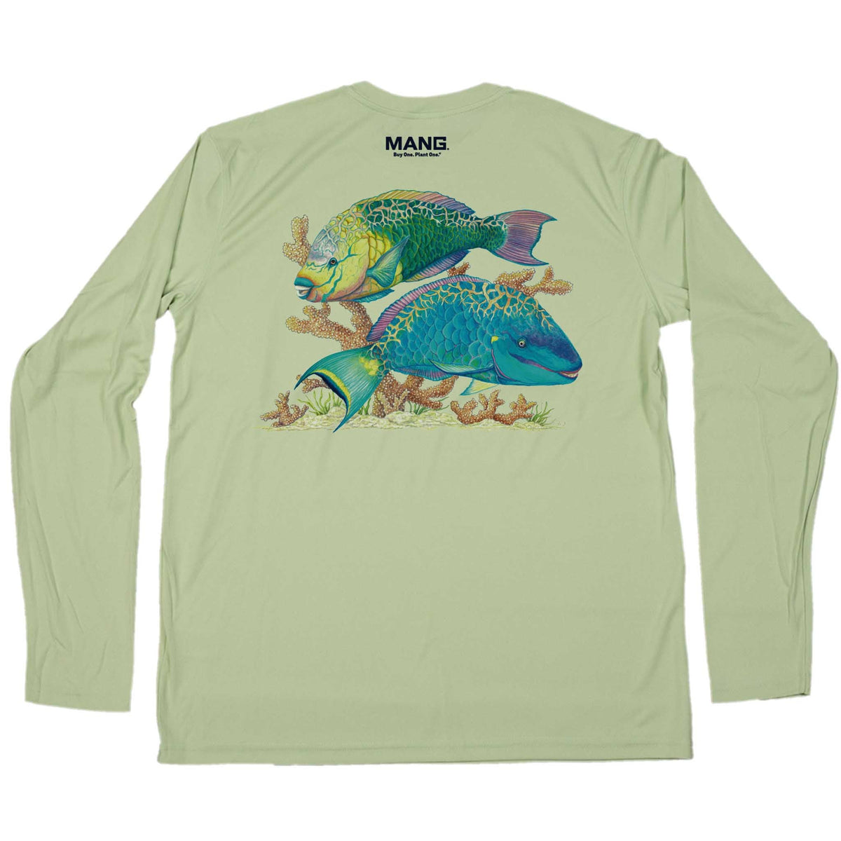 MANG Parrotfish - LS - XS-Sage