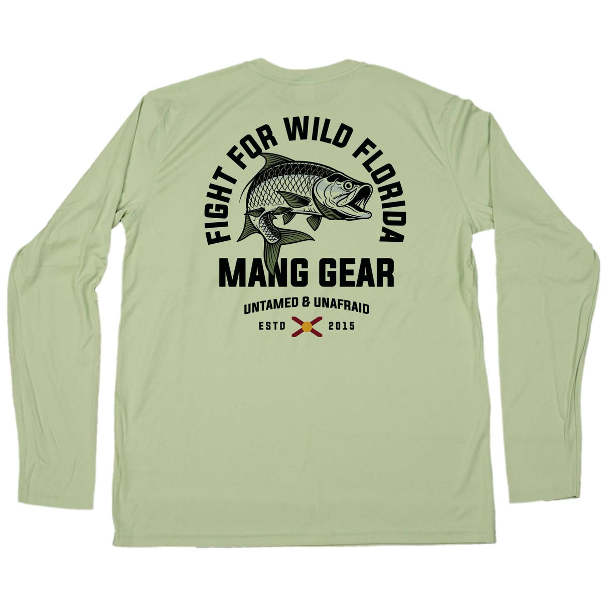 MANG Fight For Wild Florida Tarpon - LS - XS-Sage