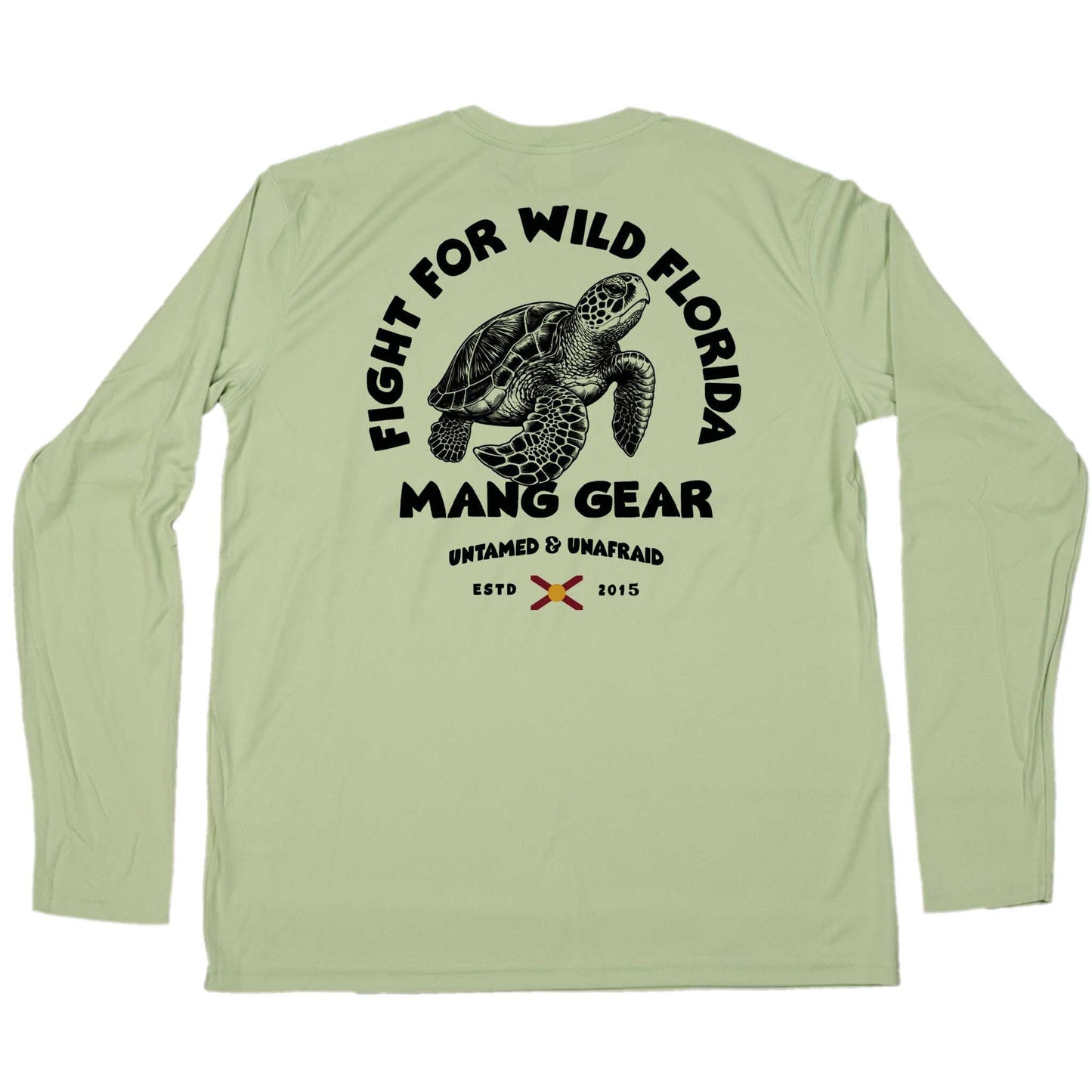 MANG Fight For Wild Florida Sea Turtle - LS - XS-Sage