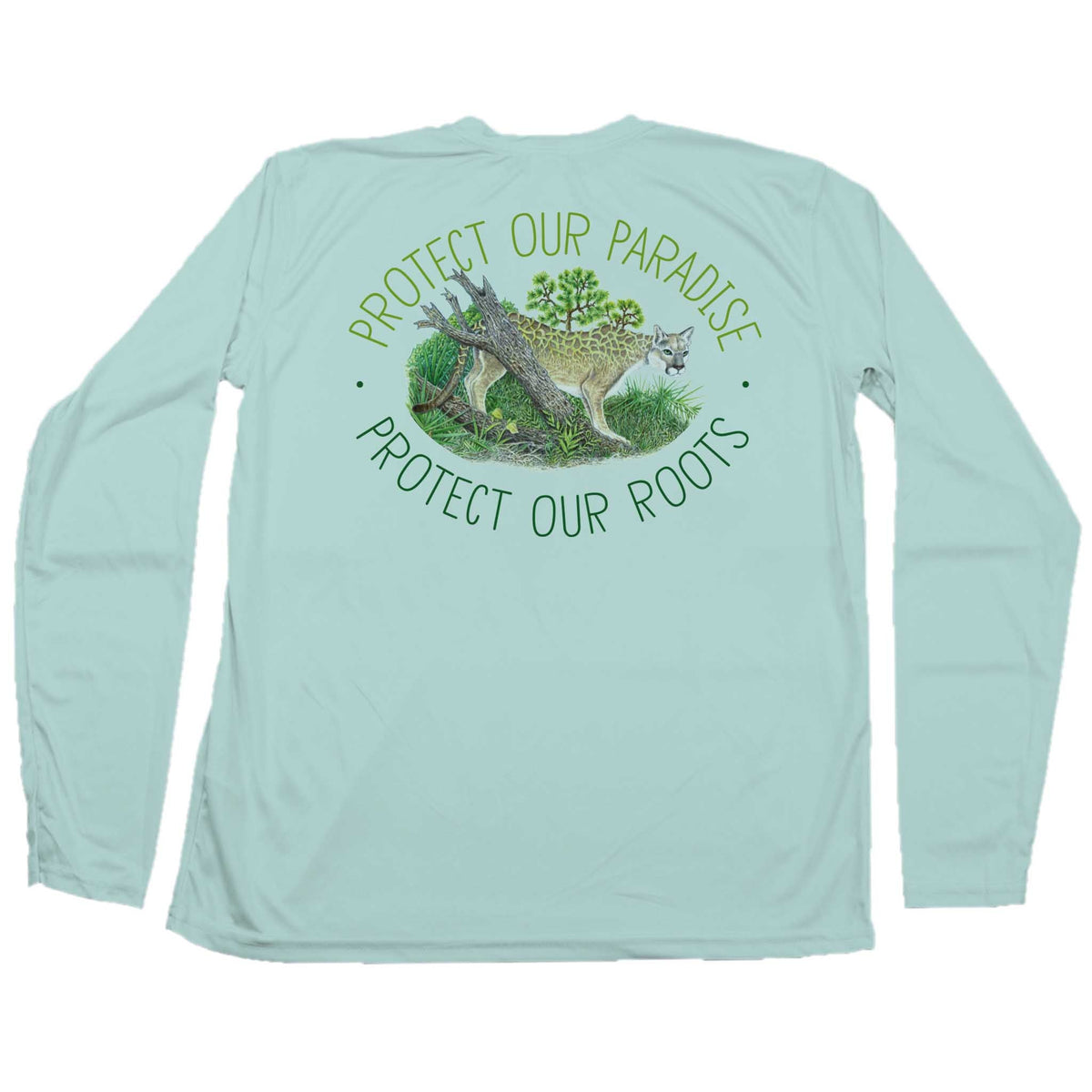 MANG Conservation Florida Panther - LS - XS-Seagrass
