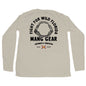 MANG Fight For Wild Florida Shark Jaws - LS - XS-Tan