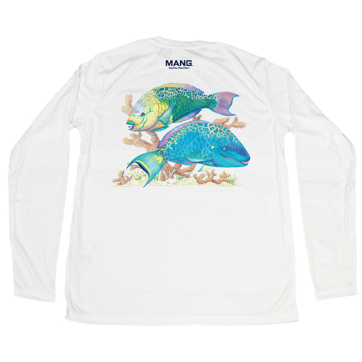 MANG Parrotfish - LS - XS-White