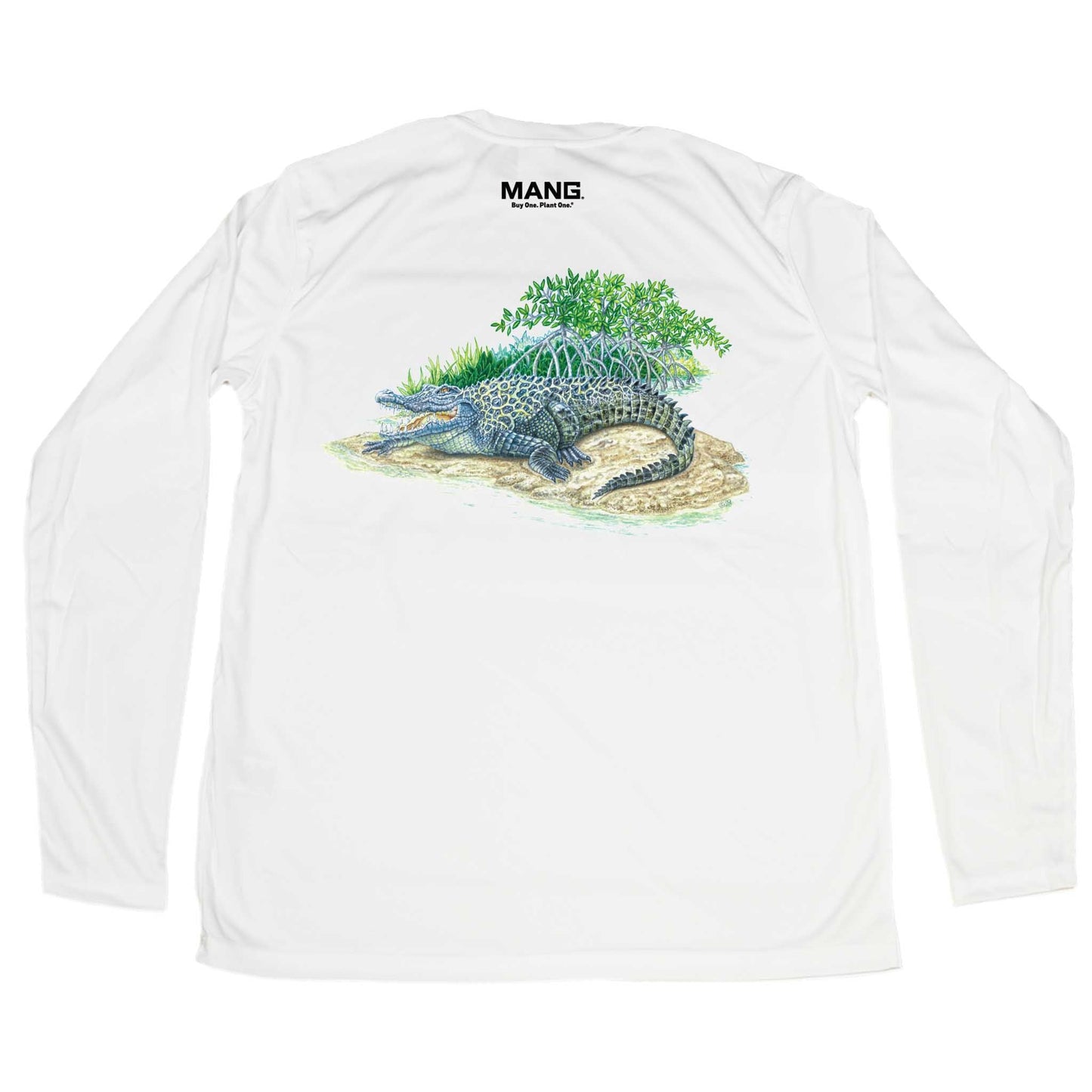 MANG Crocodile MANG - LS - XS-White